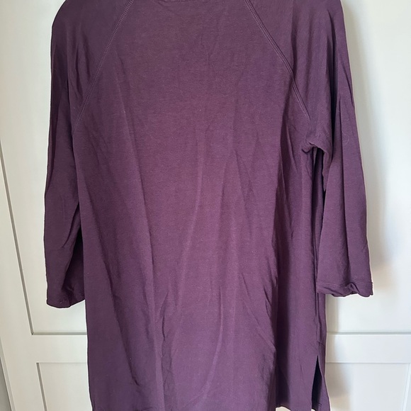 EUC J.Jill Burgundy Lounge Set: Tunic SZ ST Ankle Leggings SZ L - Picture 9 of 15